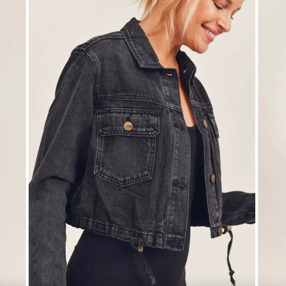 ISO MONO B DENMI CROPPED JACKET
